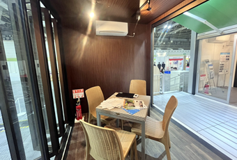カフェラウンジ トレーラーハウスレンタル