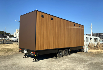 シャワートレーラーハウスレンタル 7.2mロングタイプ (新型)