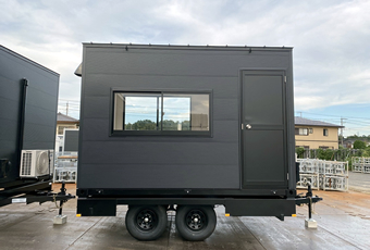 トレーラーハウスレンタル 12ftタイプ 黒