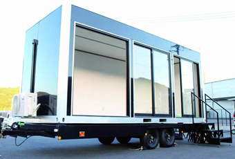 トレーラーハウスレンタル 3W (鏡面)
