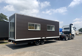 トレーラーハウスレンタル ST-02 ブラウン